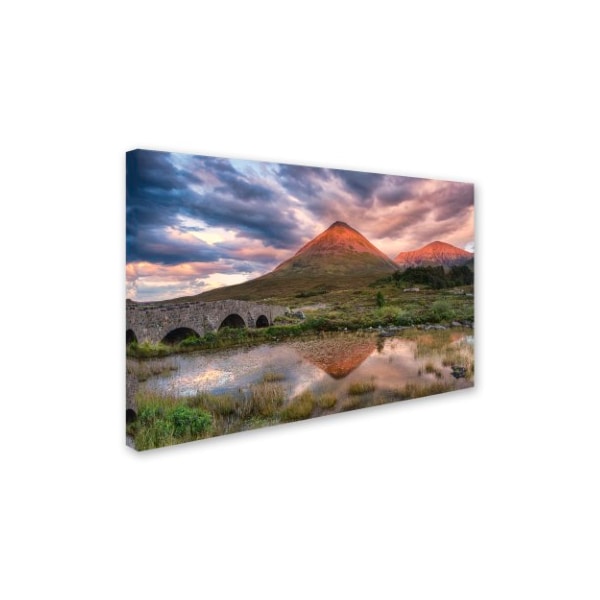 Michael Blanchette Photography 'Glamaig Sunset' Canvas Art,30x47